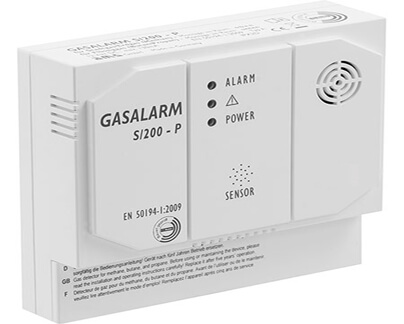 Funk Gasmelder für Alarmanlage von Blockalarm aus München, Starnberg, Weilheim, Tegernsee, Freising; Holzkirchen, Rosenheim