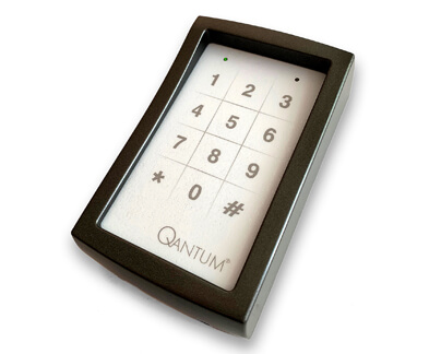 codetastatur_einfache_bedienung_alarmanlage_blockalarm_qantum Code Alarmanlage Tastatur als Zutrittskontrolle