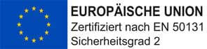 Alarmanlage zertifiziert nach EN 50131.1 Grad 2 Zertifikate & Auszeichnungen von Blockalarm Alarmanlagen